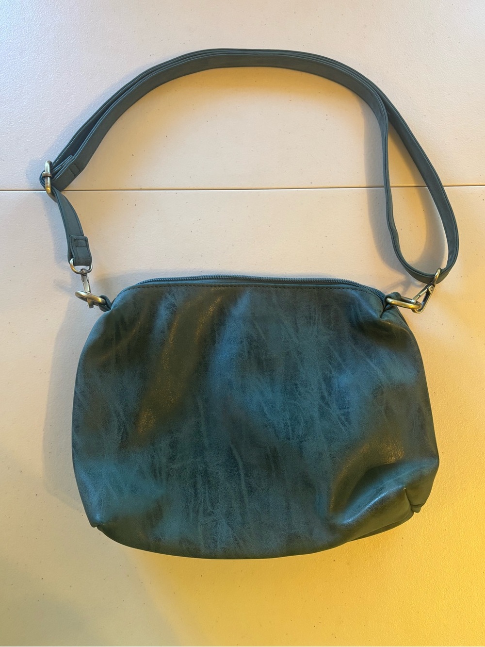 Joy Susan Teal Crossbody Bag with Adjustable Strap